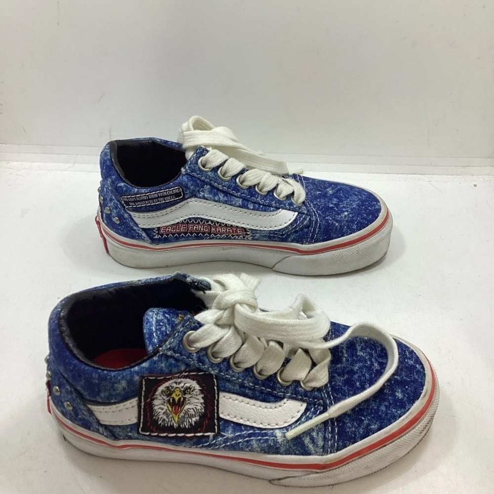 Vans Cobra Kai Old Skool Eagle Fang Karate Kid, Kids Shoes Unisex Size 10.5 Pre-